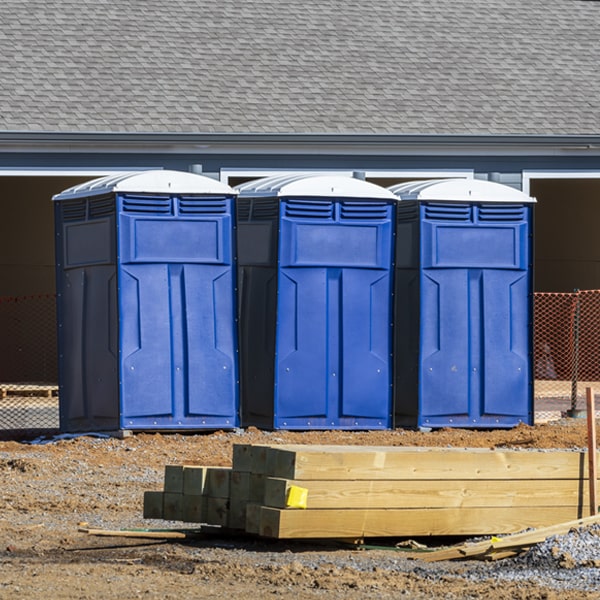 what is the expected delivery and pickup timeframe for the porta potties in Landisburg Pennsylvania